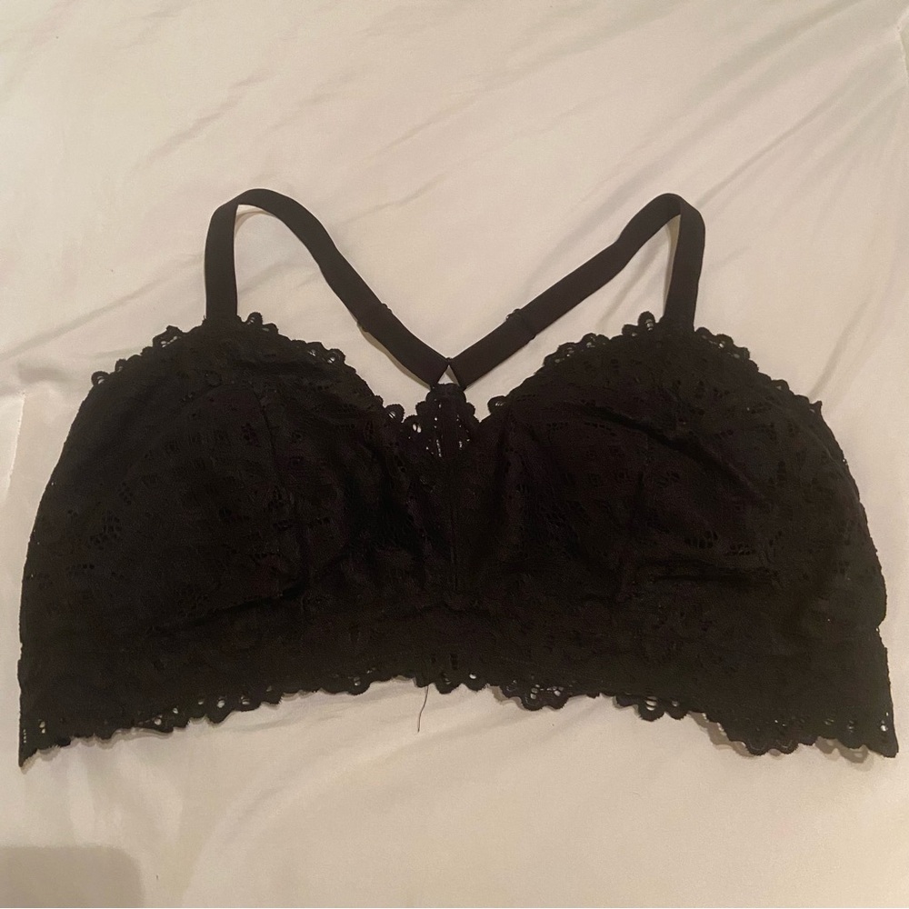 Lace Bralette in Black